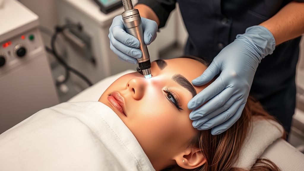 תהליך הסרת איפור קבוע בלייזר